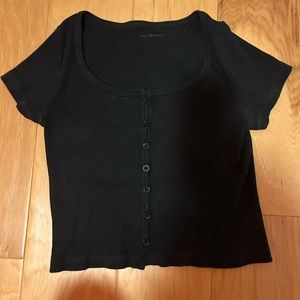 Brandy Melvillle black shirt